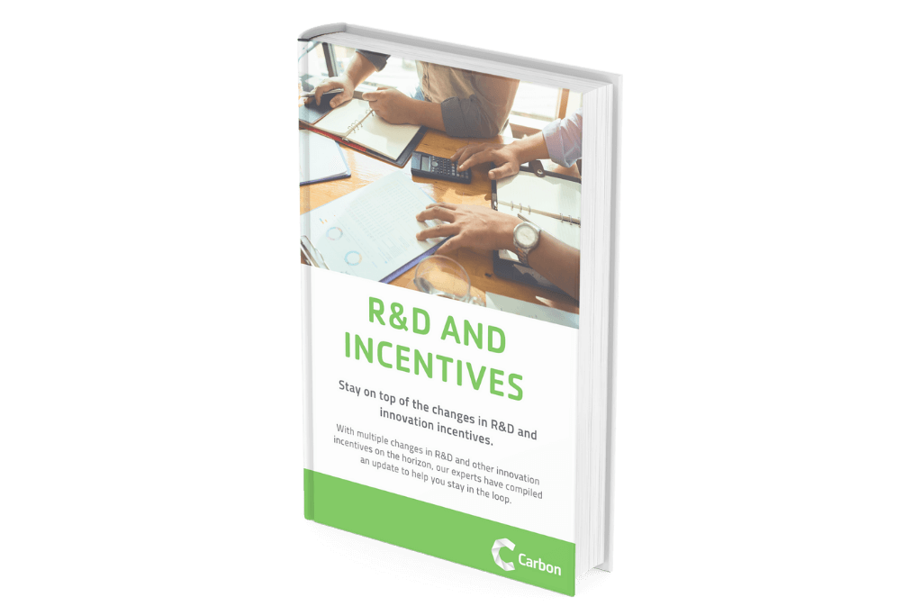 R and D tax incentive ebook