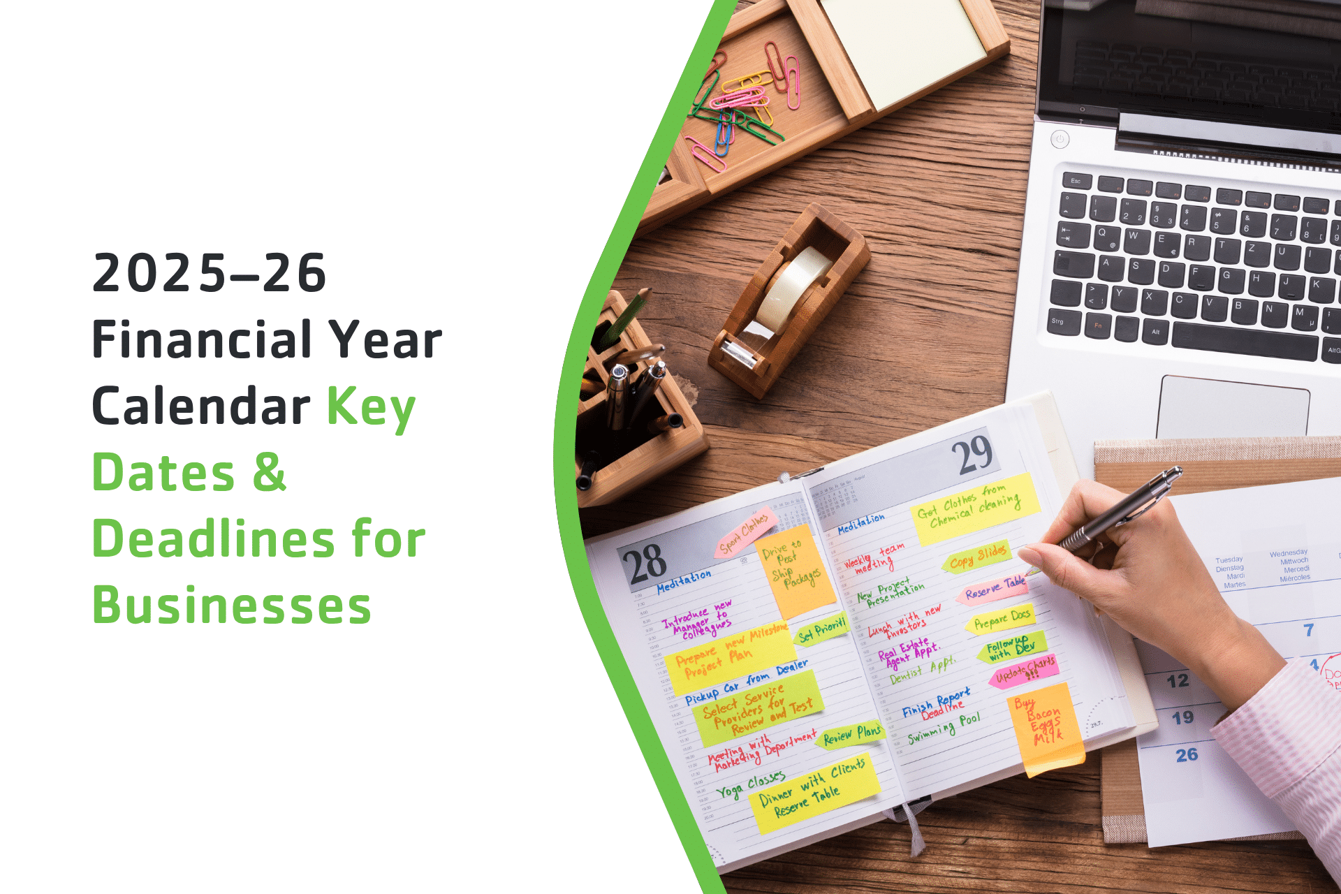 2025–26 Financial Year Calendar: Key Dates & Deadlines for Businesses