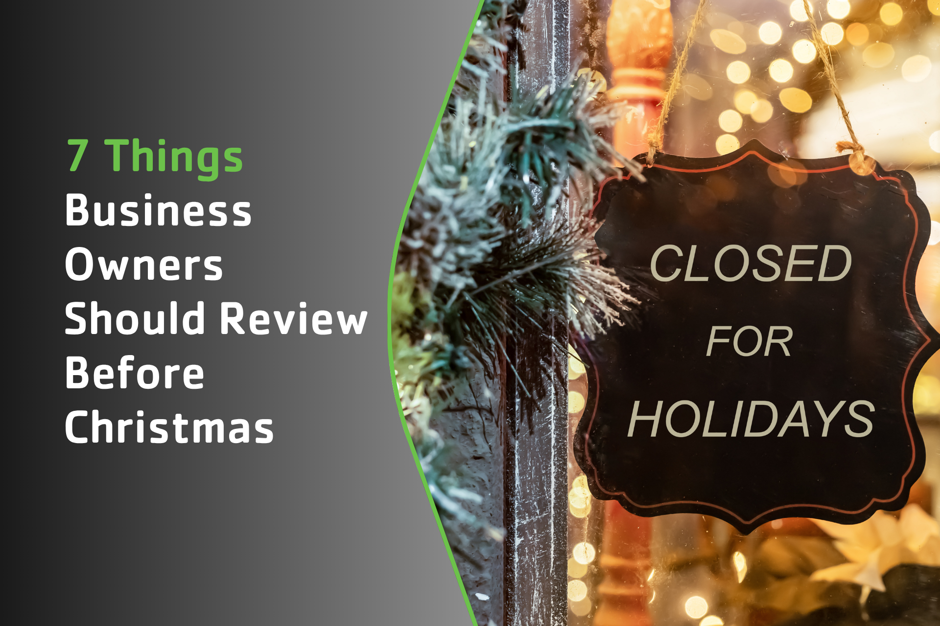 7 Things Business Owners Should Review Before Christmas